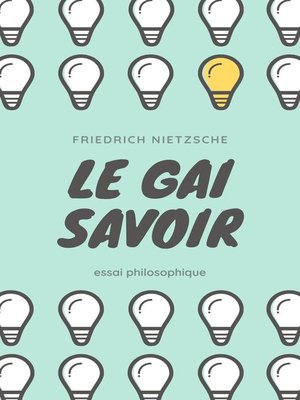 cover image of Le Gai Savoir